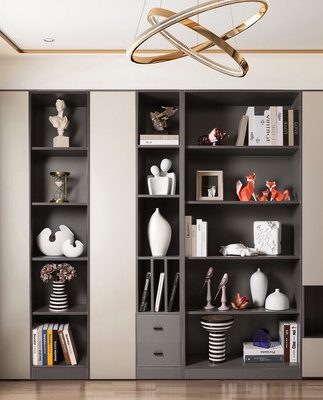 2021 new light sang trọng cao cấp tủ rượu trang trí phòng khách hiện đại tủ sách văn phòng nhà mềm trang trí bộ