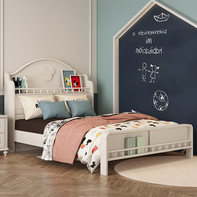 Giường trẻ em bé trai lưu trữ đa chức năng với tủ sách giường nội thất trẻ em giường đơn sinh viên phòng ngủ bé gái một mét hai