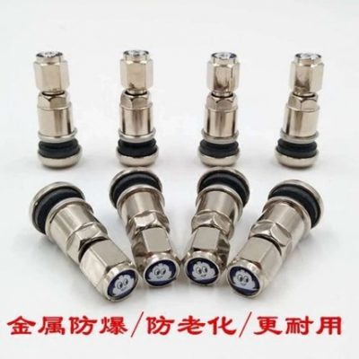 Van lốp bằng thép không gỉ chống nổ van lốp chân không van lốp xe điện phụ tùng lốp xe máy
