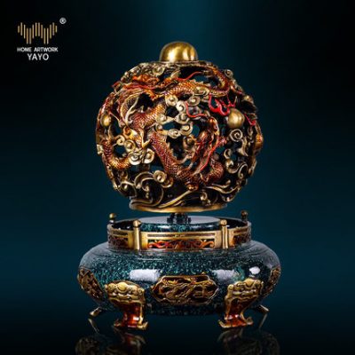 Thời gian chạy đồng ngô đồng trang trí nhà cao cấp quà tặng khai trương trang trí phòng khách Kowloon Xianrui