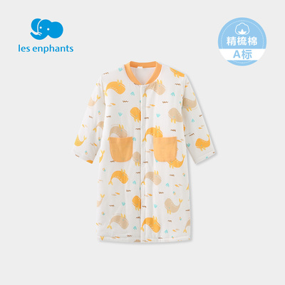 Phòng nằm giường bé trai và bé gái váy ngủ túi ngủ cho bé mùa đông chống đá túi ngủ 2021 mùa đông mới