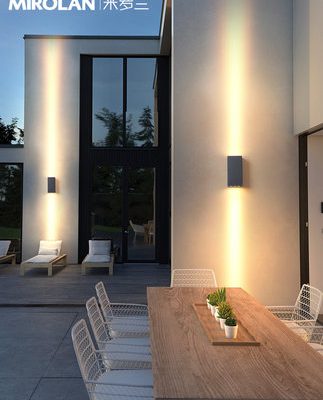 Máy giặt tường Miroland Đèn tường ngoài trời Biệt thự không thấm nước Đèn sân vườn bên ngoài Đèn tường ngoài trời Ban công ngoài trời Đèn tường cột