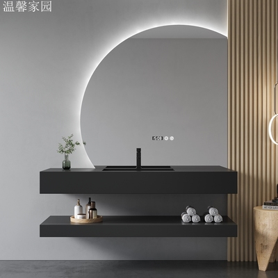 Đơn giản hai lớp đá phiến một bồn rửa tay bồn tắm phòng tắm kết hợp bồn rửa kiểu Bắc Âu tùy chỉnh