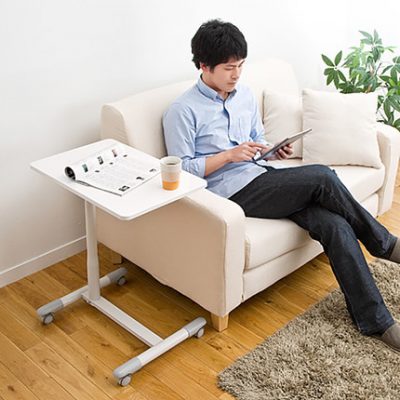 Nhật Bản SANWA máy tính xách tay giá đỡ đa chức năng bàn nâng di động lười máy tính xách tay bàn sofa đầu giường bàn nhỏ bàn làm việc bàn để bàn căn hộ nhỏ nhà phòng ngủ bàn viết