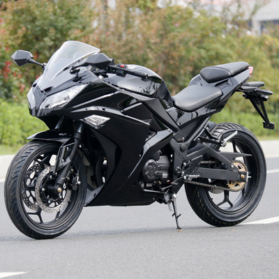 Xe mô tô ninja nhỏ mới National IV EFI 400c xe thể thao hai xi-lanh đường đua xe đường chân trời V6 có thể được cấp phép