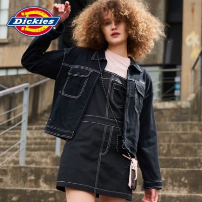 Dickies twill LOGO áo khoác in chữ mùa xuân áo khoác mỏng nữ mới DK008806