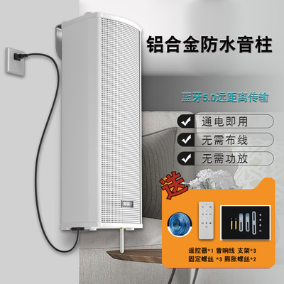 Âm thanh không thấm nước ngoài trời cột âm thanh không dây bluetooth loa treo tường ngoài trời cửa hàng ngoài trời phát loa thương mại