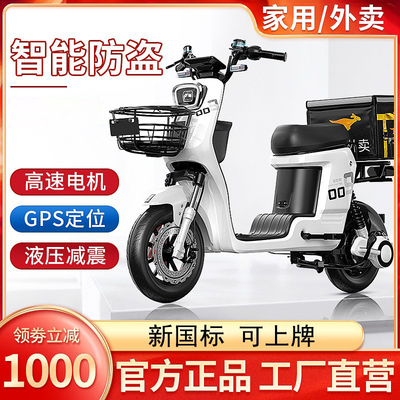 Tiêu chuẩn quốc gia mới xe đạp điện chạy xa 009 với cùng một pin lithium takeaway đặc biệt chạy đường dài pin xe ô tô điện