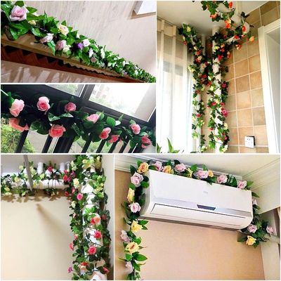Thẩm mỹ viện trang trí nhà hàng ngoài trời trang trí tường ngoài trời miễn phí đấm cầu thang lối vào nền trang trí mặt dây chuyền tường lưới màu đỏ