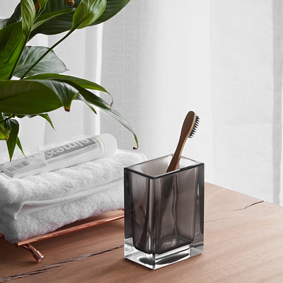 Leju sử dụng hàng ngày theo phong cách Bắc Âu cốc rửa cốc nước súc miệng bộ nhựa phòng tắm nhà tắm ánh sáng khách sạn sang trọng đồ dùng phòng tắm khách sạn