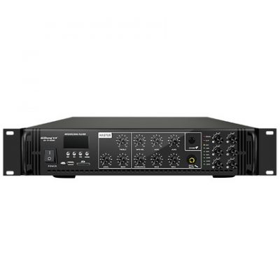 Bộ khuếch đại áp suất không đổi Qisheng IP công suất lớn gia đình thương mại cửa hàng khách sạn cà phê nhà hàng khuôn viên siêu thị chữa cháy vách ngăn âm thanh chuyên nghiệp bluetooth phát sóng hệ thống nhạc nền loa âm trần cột