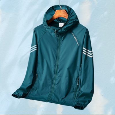 2022 mùa hè cặp đôi có mũ trùm đầu chống nắng áo khoác gió áo khoác câu cá leo núi áo khoác mỏng quần áo da nam và nữ