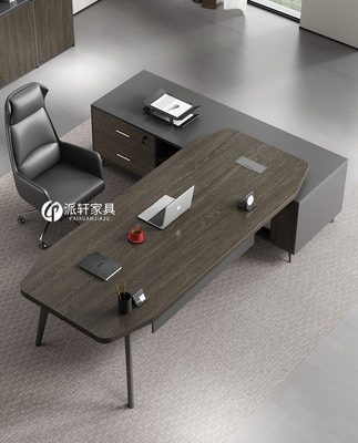 Bàn sếp đơn giản hiện đại văn phòng giám sát bàn giám đốc thời trang bàn ghế đơn kết hợp bàn giám đốc