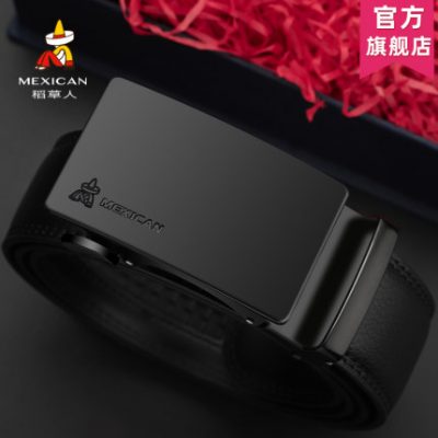 Scarecrow Nam thắt lưng tự động Thắt lưng da xu hướng Thường xuyên quần da trẻ trung Bộ đồ công sở hợp thời trang