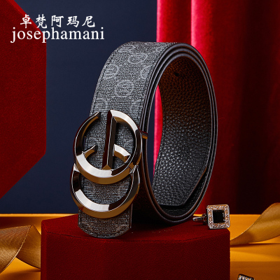 Thắt lưng nam chính hãng Armani da bò nguyên chất da bò hoang dã quà tặng sinh nhật thắt lưng nam cao cấp sang trọng