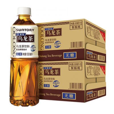 SUNTORY / Suntory Oolong Tea Không đường FCL Thương mại điện tử Gói 500ml * 18 Chai * 2 Hộp Đồ uống Trà