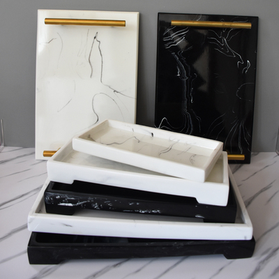 Khay đựng nước rửa tay phòng tắm khách sạn Khay đựng đồ dùng trong nhà vệ sinh Châu Âu Khay đựng đồ phòng tắm khay đựng đồ trang trí