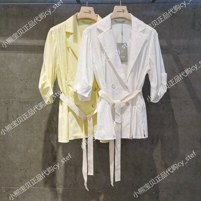 Spot Mind Bridge truy cập chính hãng áo khoác nữ mùa hè phối ren áo khoác nữ MUJK329B-998