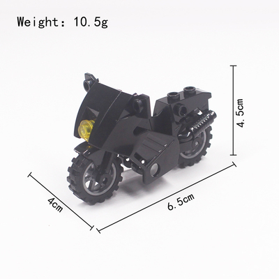 Hạt nhỏ khối xây dựng nhỏ MOC người đàn ông sáng tạo xe máy cung cấp phụ tùng DIY Đạo cụ gà sống sót Jedi nam