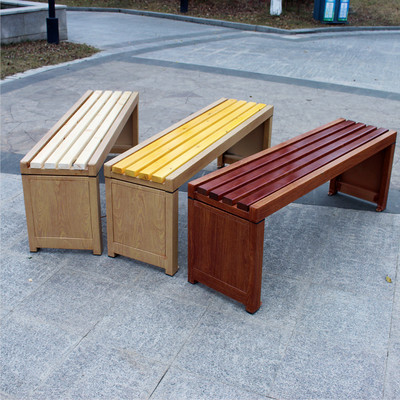 Ghế công viên ngoài trời băng ghế ngoài trời băng ghế chờ đợi chống ăn mòn gỗ rắn sân bóng rổ phần còn lại băng ghế dự bị vân gỗ