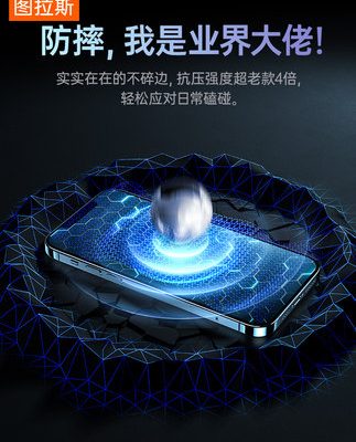 Tulas thích hợp cho iPhone12 Dán phim cường lực cho điện thoại di động Apple 12Promax 12Pro film chống dính vân tay chống bụi vân tay ip full màn hình chống rơi pm mười hai bảo vệ chống vân tay màn hình HD por