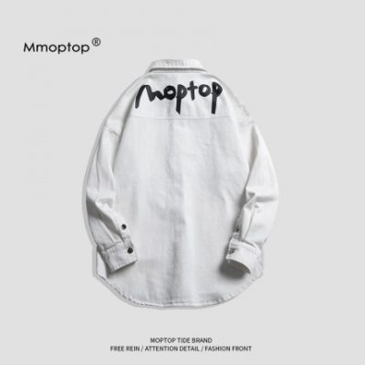 MMOPTOP retro nam mới áo sơ mi giản dị của nam giới mùa hè phần mỏng xu hướng áo khoác dài tay áo khoác nam triều