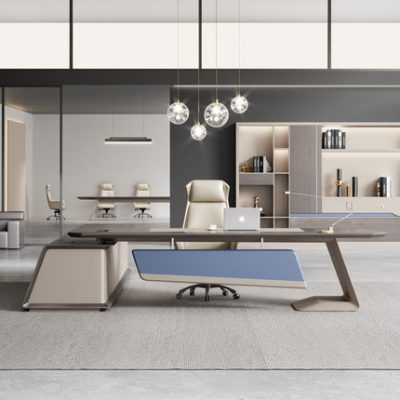 Bàn ghế ông chủ kết hợp đơn giản hiện đại cao cấp bàn làm việc văn phòng chủ tịch trọn bộ bàn giám đốc nhẹ thời trang sang trọng