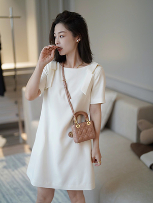 Pumpkin Valley axit axetic dành cho phụ nữ váy ~ váy tính khí mùa xuân và mùa hè váy giảm eo nữ váy rủ L1046