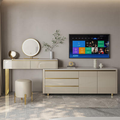 Bàn trang điểm cao cấp nhẹ nhàng tủ tivi tích hợp thùng đựng đồ tủ đựng máy tính bàn phòng ngủ bàn trang điểm tối giản hiện đại