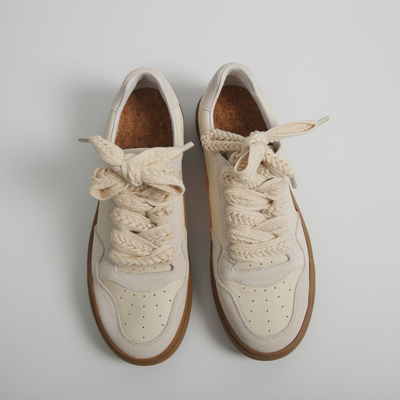 Cửa hàng quần áo nam SOUTHPAW + 1 da bò lớp đầu tiên mùa xuân mới hàng ngày tất cả các kết hợp màu ren-up phù hợp với giày thể thao thông thường