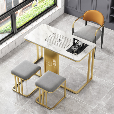 Căn hộ nhỏ ánh sáng ban công sang trọng bàn trà đá đĩa bàn trà văn phòng đơn giản hiện đại bàn cà phê bàn ghế kết hợp nhà