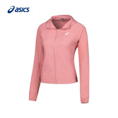 ASICS Áo khoác thể thao nữ ASICS Áo khoác nữ chạy dạ quang in dạ quang 2012C257-001