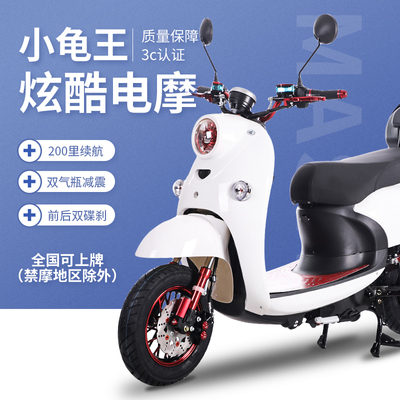 Xe máy điện đôi rùa nhỏ mới xe điện đôi 60V xe máy điện 72V xe máy điện cừu nhỏ đạp xe máy điện tốc độ cao