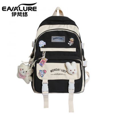 Cặp học sinh nữ in kiểu dáng dễ thương phiên bản hàn quốc học sinh cấp 3 học sinh trung học cơ sở học sinh cấp 3 đến lớp 5 và lớp 6 ba lô ba lô
