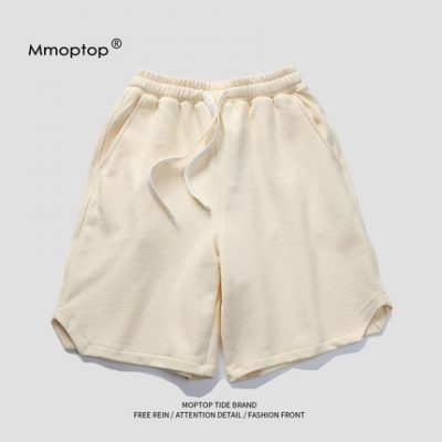 Mmoptop mùa hè mới hợp thời trang thương hiệu rắn màu quần short nam vài nam quần thể thao năm điểm quần nam rộng rãi quần âu nam