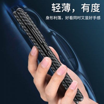 Thích hợp cho điện thoại di động vivoxfold vỏ x màn hình gập gập mới siêu mỏng Kevlar bảo vệ tay áo vivi sợi carbon cao cấp chống rơi phiên bản giới hạn thủy triều thương hiệu vỏ nam và nữ đơn giản aramid Lu
