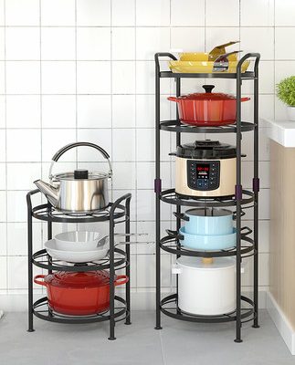 Đặt giá để nồi giá bếp giá để nồi giá để nồi nhiều tầng mặt bàn gia dụng giá bếp đa năng