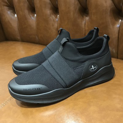 Biyin Lefen của nam giới da bò lớp trên cùng mới đích thực giày da LOGO giày da thường giày truy cập giá 1580