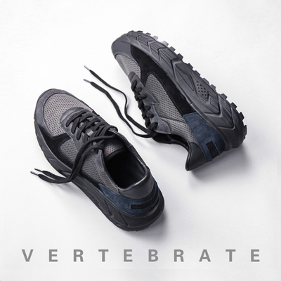 Có xương sống của nam giới bên trong chiều cao đáy dày của nam giới thời trang giày da cổ điển da tương phản màu sắc giày thể thao thông thường thoáng khí