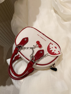 Cherry Maruko x Nanfeng Joint Cherry Bread Tote Bag Túi Messenger phổ biến của phụ nữ Mùa hè năm nay