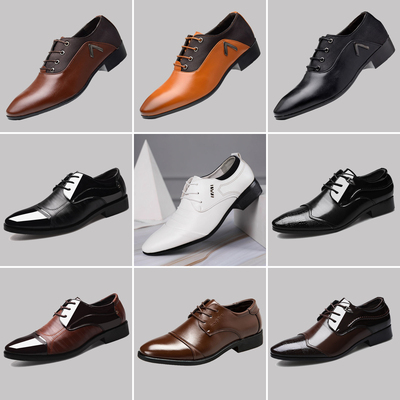 Mô hình Phòng Áo choàng Giày da Nam Màu đen Trắng Nâu Giày của Nam giới Tủ quần áo Bộ đồ của Nam giới Tủ Giày Trang trí Đồ trang sức