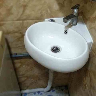 Chậu rửa nhỏ chậu rửa mini treo tường ban công kết hợp tủ chậu rửa chậu rửa tay Xian tổng thể chậu rửa tay kiểu treo