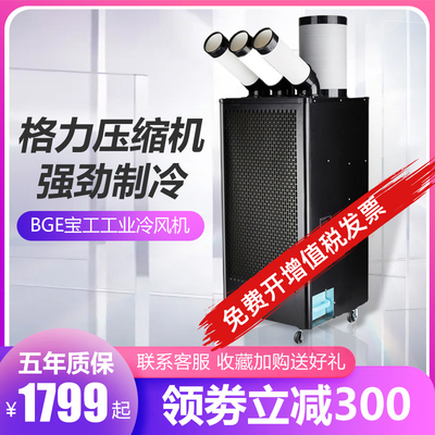 Baogong Industry không cần lắp đặt thiết bị máy lạnh nhà xưởng di động để làm mát máy lạnh cho mục đích thương mại mà không cần lắp thêm quạt làm mát nước