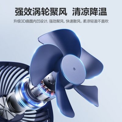 Đèn flash ma thuật quạt nhỏ ký túc xá sinh viên kẹp giường quạt điện gió lớn im lặng usb sạc cũi quạt điện