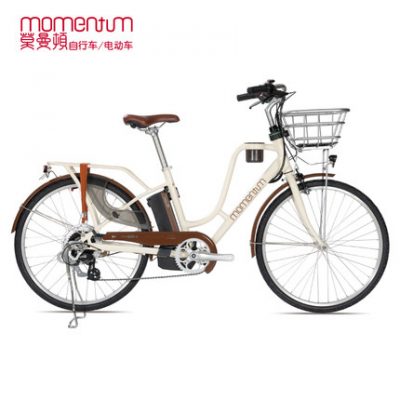đà Momanton Latte E + Latte hợp kim nhôm thời trang và giải trí Xe đạp điện tiêu chuẩn quốc gia mới
