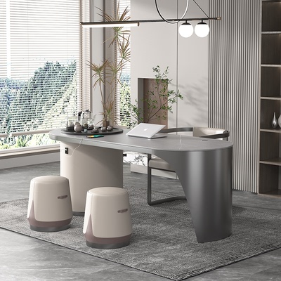 Bàn ghế sa lông bàn ghế kết hợp ánh sáng sang trọng hiện đại tối giản văn phòng kung fu bàn trà gia đình ấm đun nước một