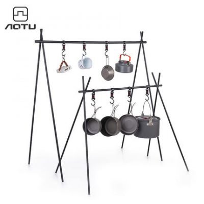 Cắm trại ngoài trời giá treo du lịch cắm trại tam giác giá treo tam giác giá treo quần áo cột đèn giá cột đèn