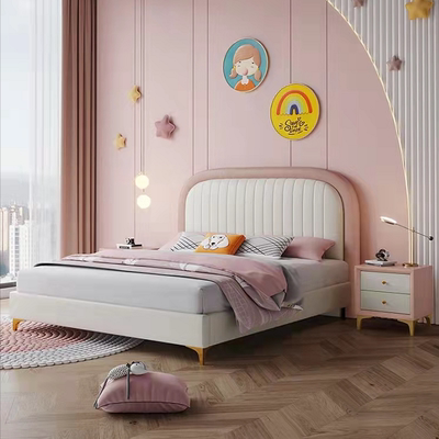 Hộ gia đình 1,2m giường trẻ em căn hộ nhỏ giường đơn bé trai phòng ngủ bé gái giường đồ nội thất hộp cao lưu trữ lớn giường mềm