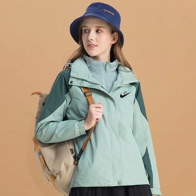 Outlet áo khoác cặp hai mảnh 2022 mùa thu và mùa đông mới của nam giới giản dị cộng với áo khoác nữ dày nhung