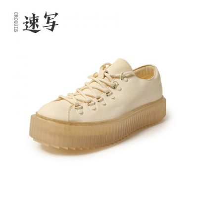 Phác thảo nam giới đầu mùa xuân thời trang giản dị xu hướng giày giày da ren thạch đáy giày nam 8K2520010